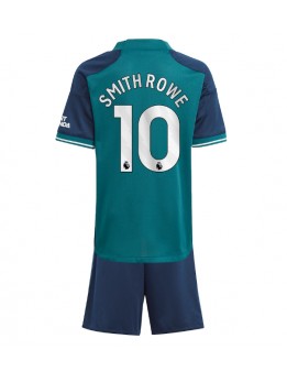 Arsenal Emile Smith Rowe #10 Ausweichtrikot für Kinder 2023-24 Kurzarm (+ Kurze Hosen)